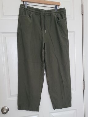Athleta Olive Green Drawstring Joggers